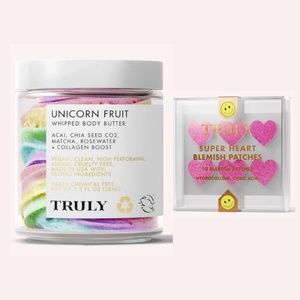 Truly Beauty Unicorn Fruit Body Butter + Super Heart Patches